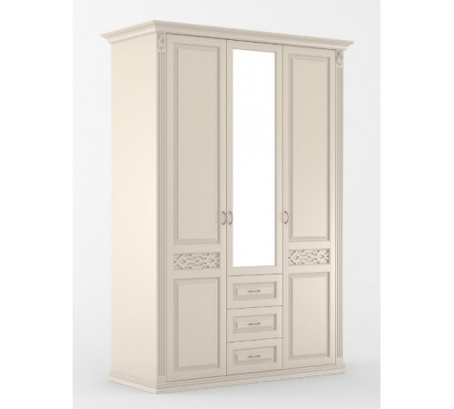 Трехстворчатый шкаф для одежды Верона MUR-102-03 st с зеркалом Трехстворчатый шкаф для одежды Верона MUR-102-03 st с зеркалом